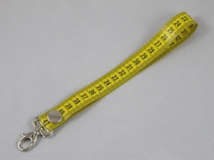 Massband-Anhänge kurz (gelb)