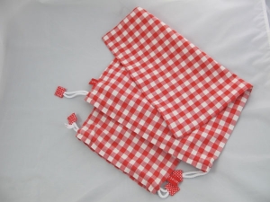 Sack im Sack rot Vichy