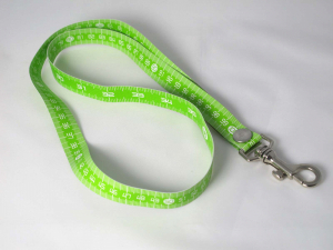 Massband-Anhänger cm/inch lang (grün)