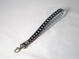 Massband-Anhänger kurz (schwarz)