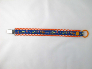 Nuggibändel orange mit Baustelle