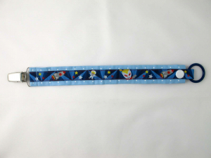 Nuggibändel hellblau mit Alien