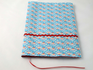 Buchhülle Pusteblume türkis