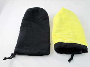 Regenschirm-Hülle schwarz/gelb