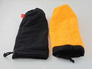 Regenschirm-Hülle schwarz/orange