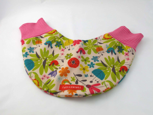 Partner-Handschuh pink mit Vögeln und ..