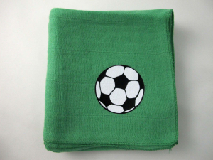 Nuschi grün mit Fussball