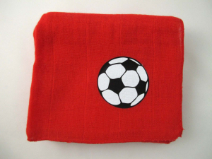 Nuschi rot mit Fussball